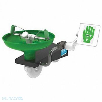 HUGHES SAFETY Laboratory Eye/Face Wash Wall Mount, 287T52