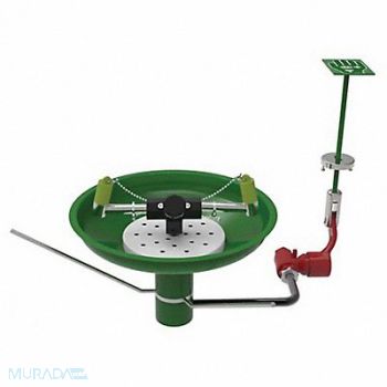 HUGHES SAFETY Laboratory Eye/Face Wash Table Mount, 287T53