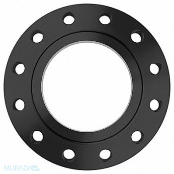 GRAINGER APPROVED Pipe Flange Steel Black-Coated Steel, 60VM08