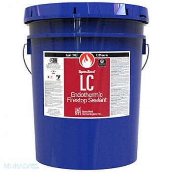 SPECSEAL Fire Barrier Sealant Pad 5 gal, 12Z614