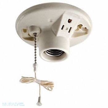 LEVITON Lampholder Medium Screw (E26) 125V AC, 799LA3