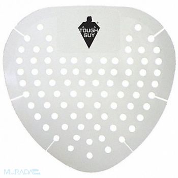 TOUGH GUY Deodorant Urinal Screen White Box PK12, 796N02