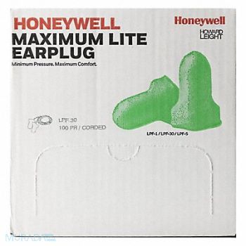 HONEYWELL HOWARD LEIGHT Ear Plugs Corded Contoured-T 30dB PK100, 3NHH4