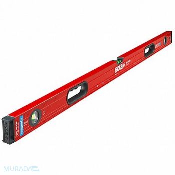 SOLA Box Beam Level Black/Red 48 in L, 783GY9