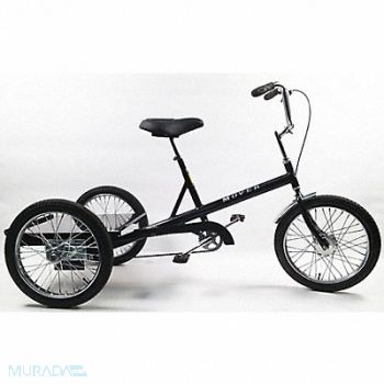 GRAINGER APPROVED Tricycle 20 Wheel Black, 9CM87