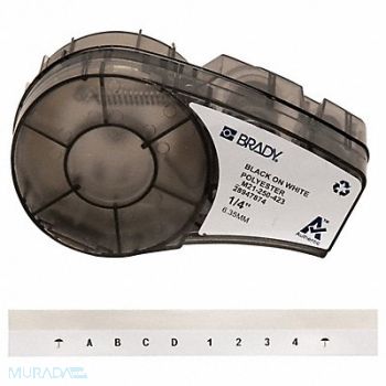 BRADY Label Tape Cartridge Permanent Printer, 20XW74