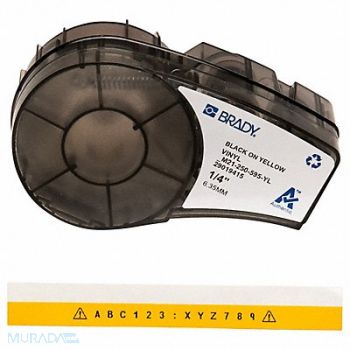 BRADY Label Tape Cartridge Permanent Printer, 20XW78