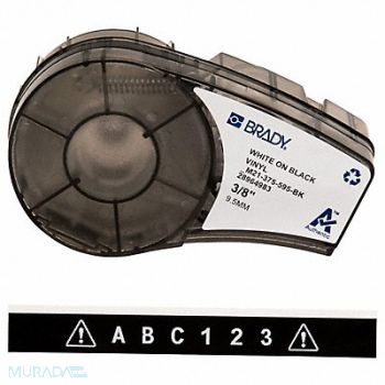 BRADY Label Tape Cartridge Permanent Printer, 20XW81