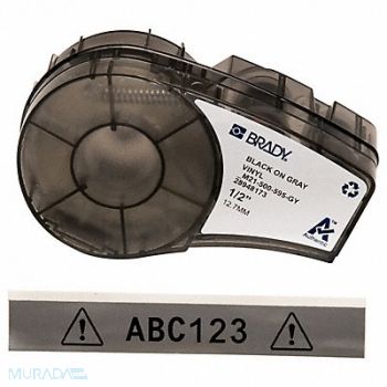 BRADY Label Tape Cartridge Permanent Printer, 20XW89