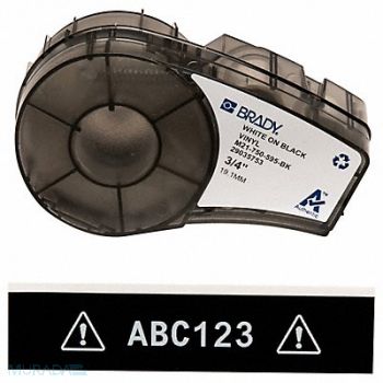 BRADY Label Tape Cartridge Permanent Printer, 20XW92