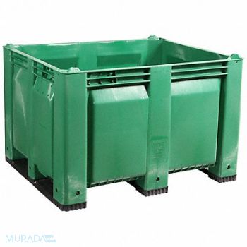 DECADE PRODUCTS J2329 Bulk Container Green Solid 40 in, 39UV45