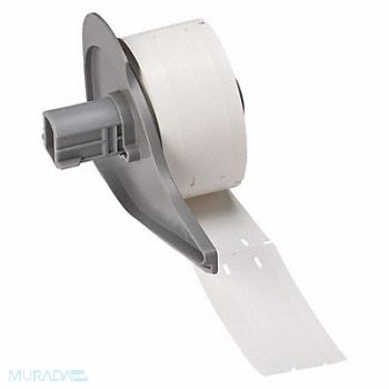 BRADY Tag Polyethylene White 49/64 W, 803TG8