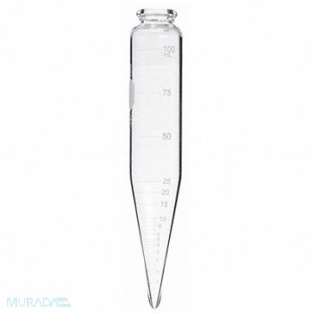 KIMBLE Conical Oil Centrifuge Tube 100mL PK12, 52NJ46