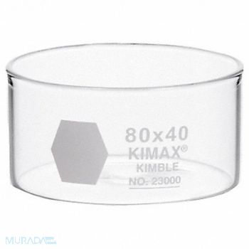 KIMBLE Crystallizing Dish 80 x 40mm PK24, 52NF20