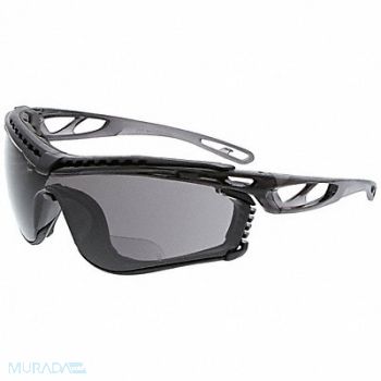 MCR SAFETY Safety Glasses Polycarbonate Clear Uni, 801W19