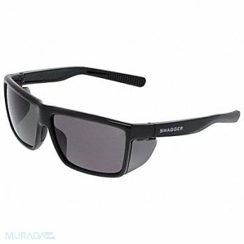 MCR SAFETY Safety Glasses Polycarbonate Black Uni, 801W50