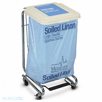 MEDEGEN MEDICAL PRODUCTS Prmium Hamper Chrme 30-33 gal 19x21x36, 245W76