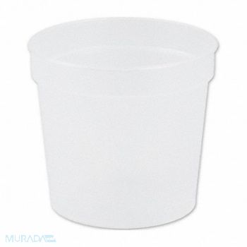 MEDEGEN MEDICAL PRODUCTS Snap Cap Container 5 oz Wide PK500, 245W25