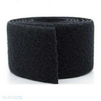 VELCRO BRAND Hook-and-Loop Loop 1 Black Mil Spec, 395W98