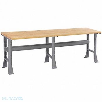 TENNSCO Workbench Butcher Block 96 W 36 D, 4TKP2