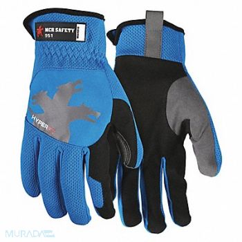 MCR SAFETY Mechanics Glove 2XL Full Finger PR, 60HM77