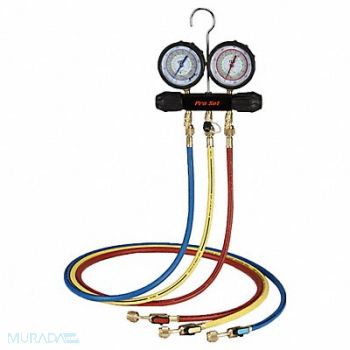 PRO-SET Mechanical Manifold Gauge Set 2 Valves, 406D49
