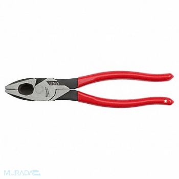 MILWAUKEE Dipped Grip Plier Linemans Pliers 9 L, 798KT9