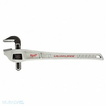 MILWAUKEE Offset Pipe Wrench Ergonom Serrated 24, 487R41