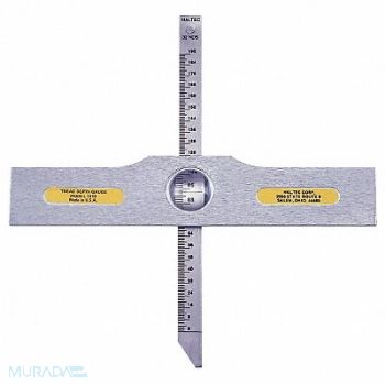 HALTEC Tread Depth Gauge Aluminum 7 in L, 48WC24
