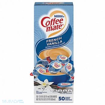 COFFEE MATE Liquid Coffee Creamer French V. PK200, 4FCC6