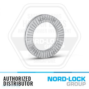 NL68, Nord-Lock steel wedge-locking washers, 1 pairs per pack