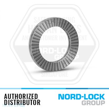 NL14ss, Nord-Lock stainless steel wedge-locking washers, 100 pairs per pack