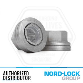 NLWN 7/8"?11, Nord-Lock Wheel nuts, enlarged outer diameter, 20 Ea per pack