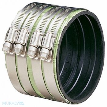 IDEAL CLAMPS Couplings 4Clamps Green For Pipe 3, 802UF4