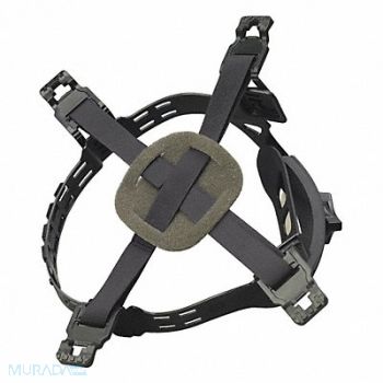 HONEYWELL NORTH Hard Hat Suspension 4-pt. Ratchet, 49ZZ18