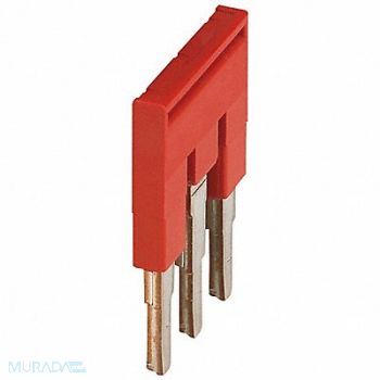 SQUARE D Plug-In Bridge Jumper Copper Plastic Red, 796A70