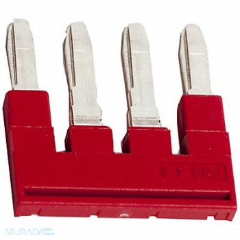 SQUARE D Plug-In Bridge Copper Plastic Red, 796A02