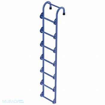 VESTIL Storage Tank Ladder 7 ft 3 In H Steel, 6EPF5