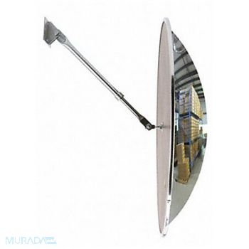 FRED SILVER Convex Security Mirror, 797ZN8