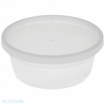 PACTIV Disp Carry-Out Ctnr 8 oz Clear PK240, 799M34