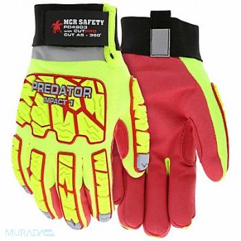 MCR SAFETY Impact Mechanics Glove PR, 793ZR8