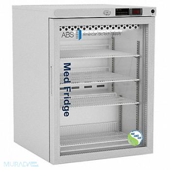AMERICAN BIOTECH SUPPLY Refrigerator White 5.2 cu ft 120 V, 787A12