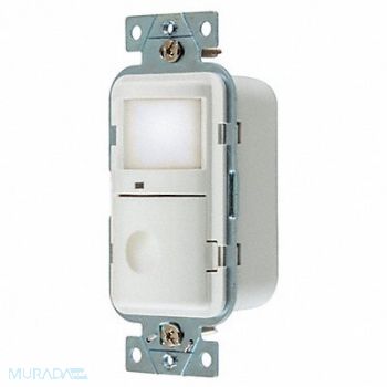 HUBBELL WIRING DEVICE-KELLEMS Occupancy Sensor PIR 1200 sq ft White, 23NY59