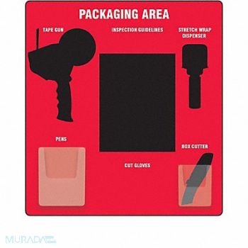 GRAINGER APPROVED Shadow Board, 803HF1