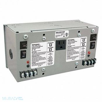 FUNCTIONAL DEVICES INC / RIB Enclosed Dual 100VA 120VAC-24VAC, 244U75