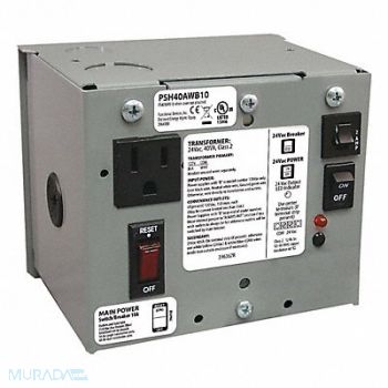 FUNCTIONAL DEVICES INC / RIB Enclosed Power Supply Single 40VA, 244V37