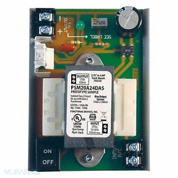 FUNCTIONAL DEVICES INC / RIB Linear DC Powr Supply 24Vac to 1.5-28Vdc, 138P89