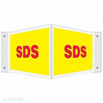 ACCUFORM SDS 3D Projection Sign 8x18 In, 38W971