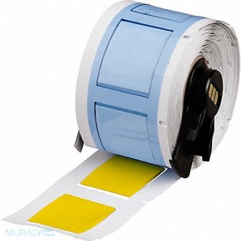 BRADY Sleeve Polyvinylidene Yellow 1 W, 803UG1
