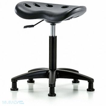 BLUE RIDGE ERGONOMICS Tractor Stool 300 lb Cap. Black, 797PZ9